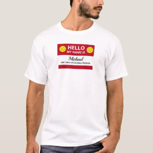 Lustiges Pickleball mein Name wird zu Pickleball T-Shirt