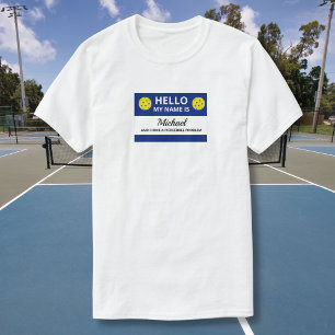 Lustiges Pickleball mein Name wird zu Pickleball T-Shirt