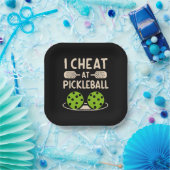 Lustiges Pickleball Pappteller (Party)