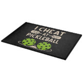 Lustiges Pickleball Schneidebrett (Ecke)