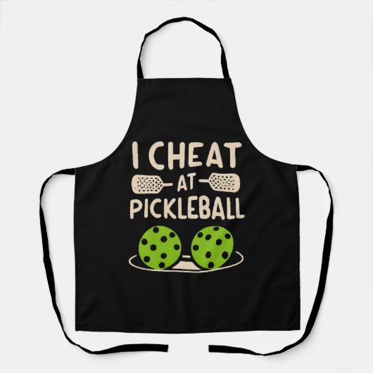 Lustiges Pickleball Schürze (Vorderseite)