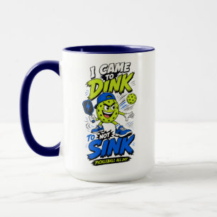Lustiges Pickleball-Spieler-Design Tasse