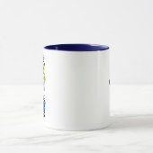 Lustiges Pickleball-Spieler-Design Tasse (Zentrum)