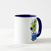 Lustiges Pickleball-Spieler-Design Tasse (VorderseiteRechts)