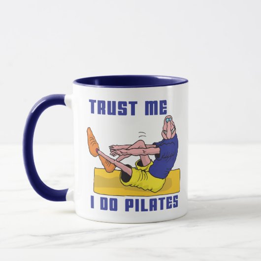 Lustiges Pilates Tasse (Links)