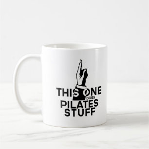Lustiges Pilates - Vintage Diese macht Pilates Kaffeetasse