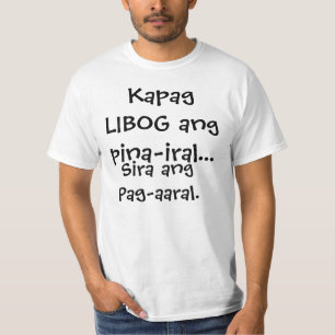 Lustiges Pinoy Shirt "estudyanteng Malibog "