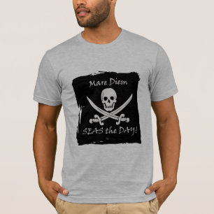 Lustiges Piraten-Wortspiel ergreifen den TagesT - T-Shirt