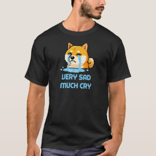 Lustiges Pixel-Art-Shiba-Inu-Hund-Meme T-Shirt