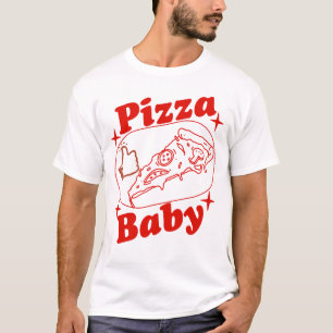 Lustiges Pizza-Design mit Daumen hoch T-Shirt