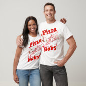 Lustiges Pizza-Design mit Daumen hoch T-Shirt (Unisex)