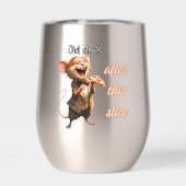 Lustiges Pizza-Diät-Maus-Design (Rückseite)