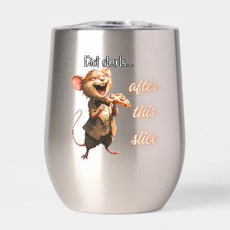 Lustiges Pizza-Diät-Maus-Design