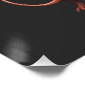 Lustiges Pizza-Diät-Maus-Design Poster (Ecke)