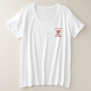 Lustiges Pizza-Shirt – In Crust We Trust Grafik-T- Große Größe T-Shirt