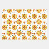 lustiges Pizzastuppchen Geschenkpapier Set (Vorderseite 2)