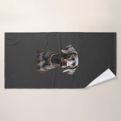 Lustiges Pointer-Shirt Pointer-Mama Papa Hunde-Lie Badehandtuch (Badehandtuch)