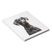 Lustiges Pointer-Shirt Pointer-Mama Papa Hunde-Lie Notizblock (angewinkelt)