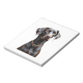 Lustiges Pointer-Shirt Pointer-Mama Papa Hunde-Lie Notizblock (Rotiert)