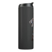 Lustiges Pointer-Shirt Pointer-Mama Papa Hunde-Lie Thermosbecher (Nach links gedreht)