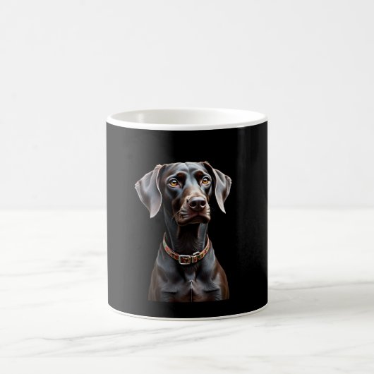 Lustiges Pointer-Shirt Pointer-Mutter-Vater-Hunde- Kaffeetasse (Mittel)