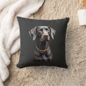 Lustiges Pointer-Shirt Pointer-Mutter-Vater-Hunde- Kissen (Decke)