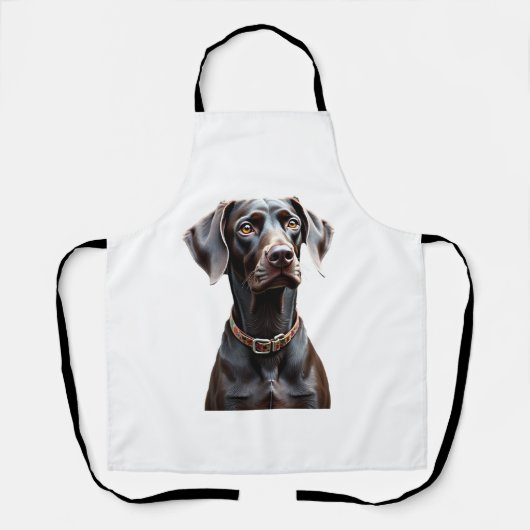 Lustiges Pointer-Shirt Pointer-Mutter-Vater-Hunde- Schürze (Vorderseite)