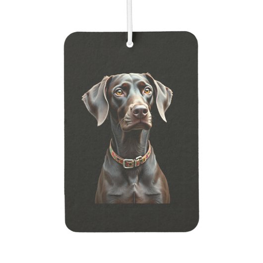 Lustiges Pointer-Shirt Pointer-Mutter-Vater-Hundel Autolufterfrischer (Vorderseite)