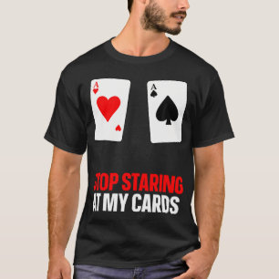 Lustiges Poker-Design für Männer Frauen Pokerliebh T-Shirt