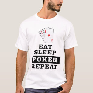 Lustiges Poker-Design T-Shirt