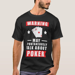 Lustiges Poker-Design T-Shirt