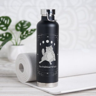 Lustiges politisches Katzen-Feministengeschenk Lib Trinkflasche