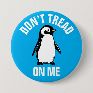 Lustiges politisches Meme-Pinguin-Zoll Button