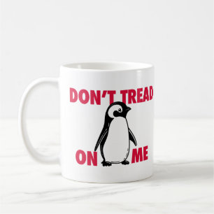 Lustiges politisches Meme-Pinguin-Zoll Kaffeetasse