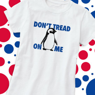 Lustiges politisches Meme-Pinguin-Zoll T-Shirt