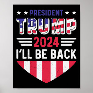Lustiges Politisches Wahlkampf Trump-Shirt Ich Wer Poster