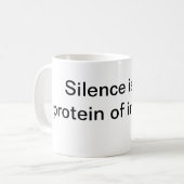 lustiges politisches Zitat Kaffeetasse (Vorderseite Links)