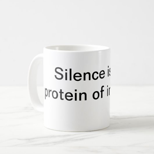 lustiges politisches Zitat Kaffeetasse (Vorderseite Links)