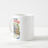 Lustiges Polizeiruhestands-Geschenk Kaffeetasse (Vorderseite Links)