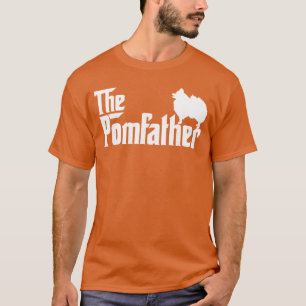 Lustiges Pomeranian-Vater-Dadhe-Pom-Vater-Hund für T-Shirt