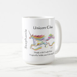 Lustiges Pony des Unicorn-Kleberpferdeniedlichen Kaffeetasse