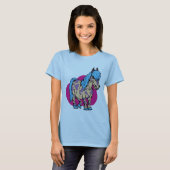 Lustiges Pony T-Shirt (Vorne ganz)