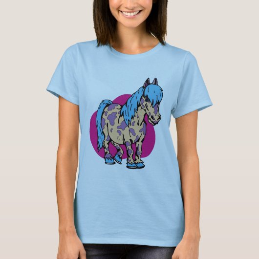 Lustiges Pony T-Shirt (Vorderseite)