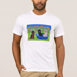 Lustiges Pool-Party Labradors T-Shirt