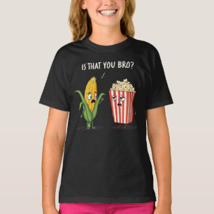 Lustiges Popcorn Süßer Kawaii-Stil Gepoppte Popcor T-Shirt