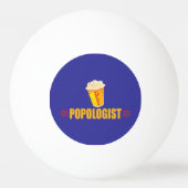Lustiges Popcorn Tischtennisball (Rückseite)