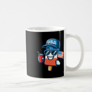 Lustiges Popsicle 4. Juli Shirt Patriotisches Amer Kaffeetasse