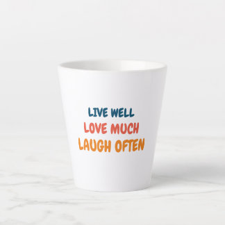lustiges positives Zitat inspirierend Liebe Leben Milchtasse