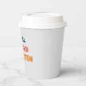 lustiges positives Zitat inspirierend Liebe Leben Pappbecher (Links)