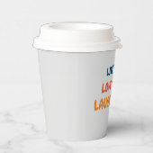 lustiges positives Zitat inspirierend Liebe Leben Pappbecher (Rechts)